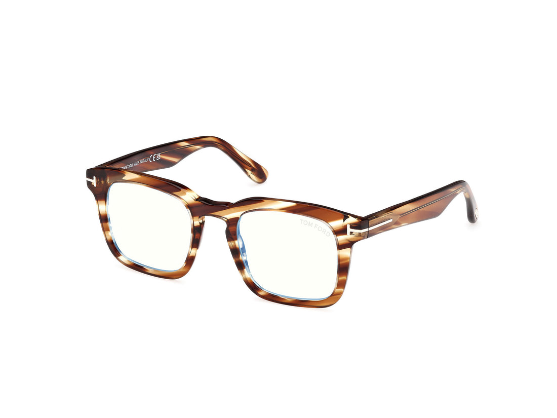 Brillen tom ford ft6025-b 053 havana square unisex größe 50mm - Hauptansicht