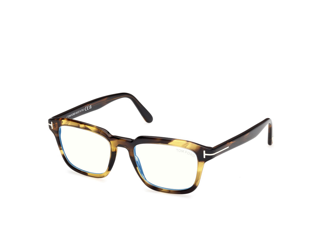 Óculos graduados tom ford ft6032-b 056 havana rectangular masculino tamanho 54mm - Vista principal