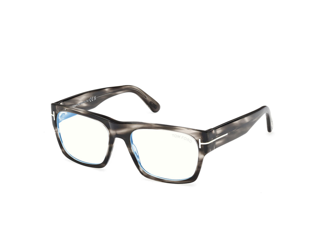 Occhiali da vista tom ford ft6035-b 056 havana rectangular masculino taglia 55mm - Vista principale