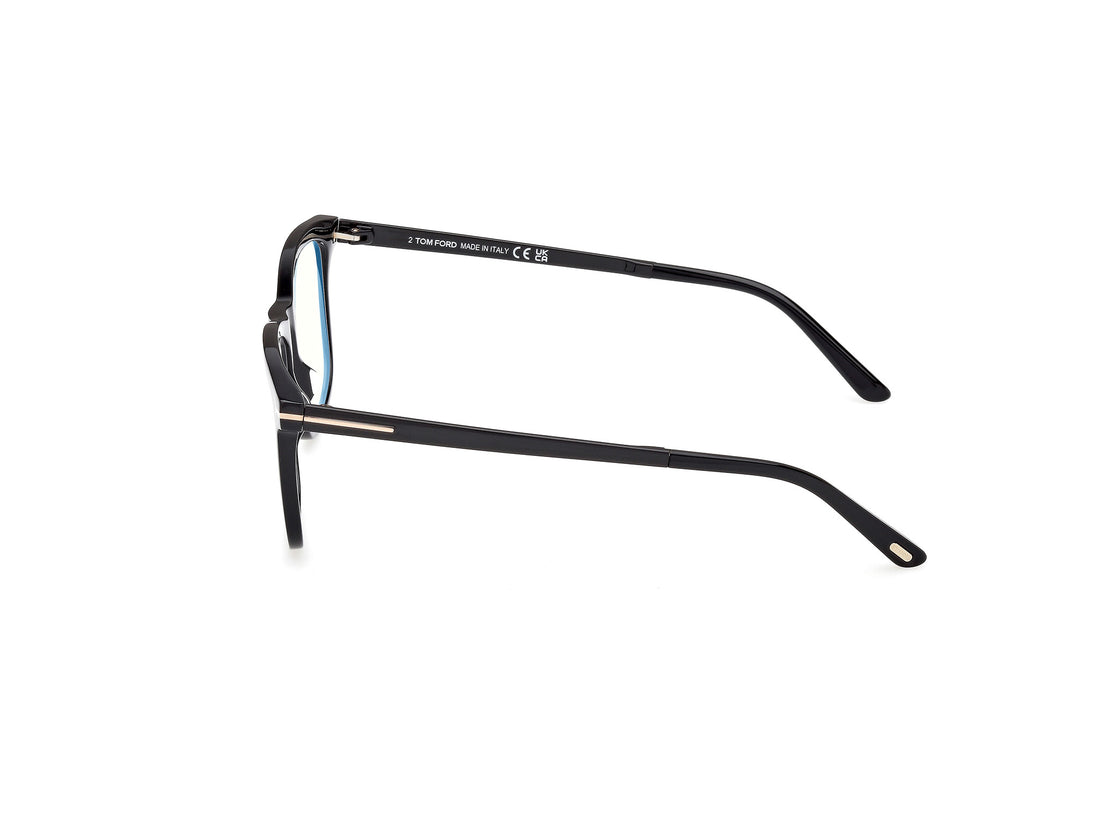 Óculos graduados tom ford ft6038-b 001 negro square masculino tamanho 54mm - Vista de detalhe