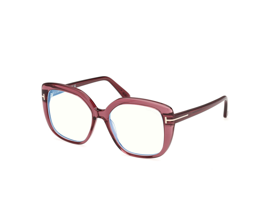 Briller tom ford ft6043-b 069 rojo square femenino størrelse 53mm - Hovedvisning