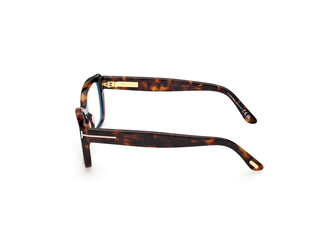 Occhiali da vista tom ford ft6046-b 052 havana rectangular femenino taglia 55mm - Vista dettagliata