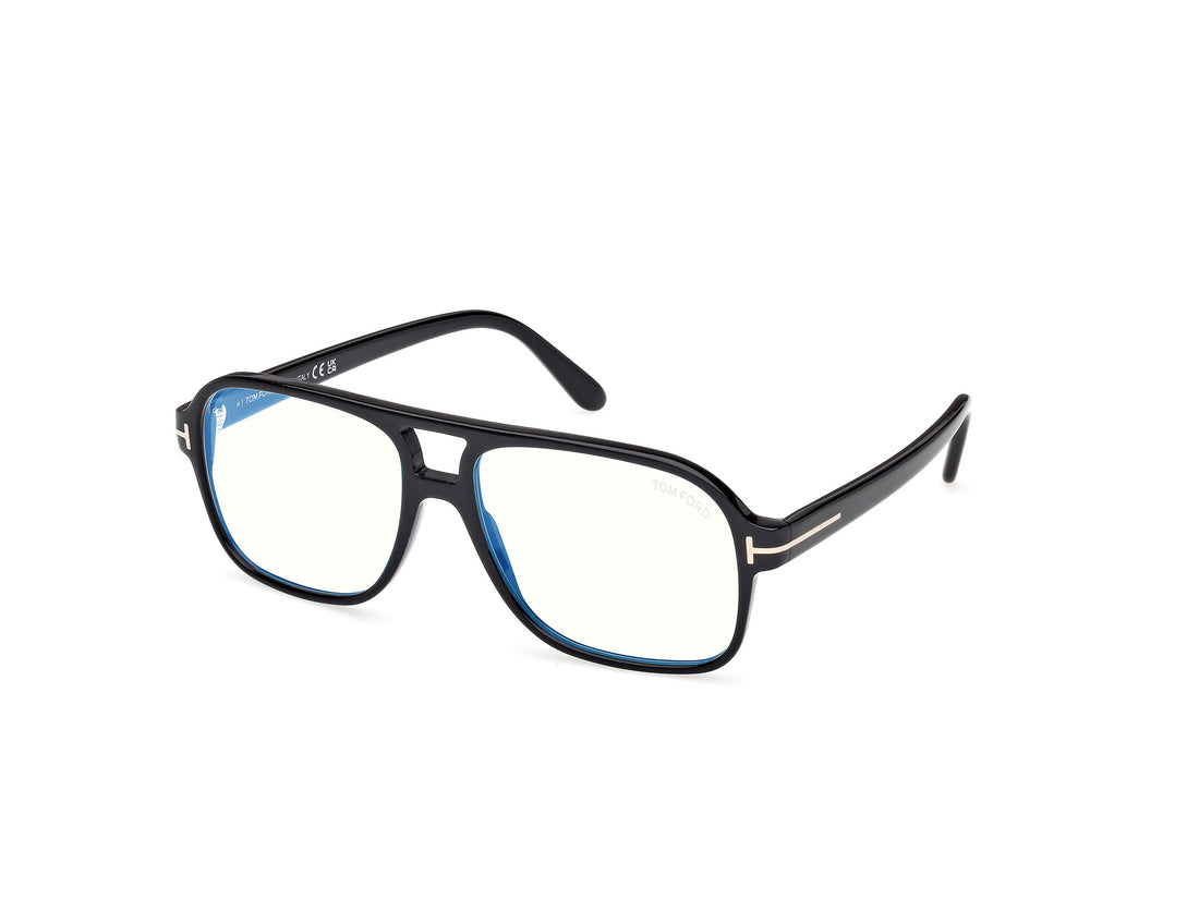 Brillen tom ford ft6058-b 001 negro navigator masculino größe 58mm - Hauptansicht