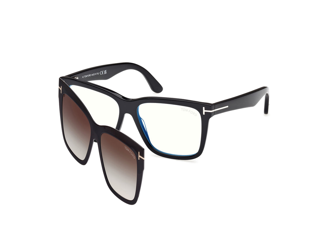 Occhiali da vista tom ford ft6069-b 001 negro square femenino taglia 54mm - Vista principale