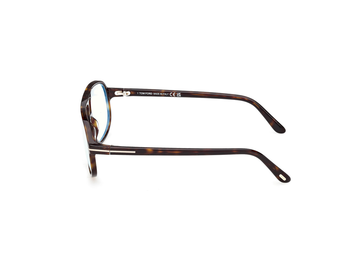 Gafas graduadas tom ford ft6082-b 052 havana navigator masculino talla 57mm - Vista de detalle