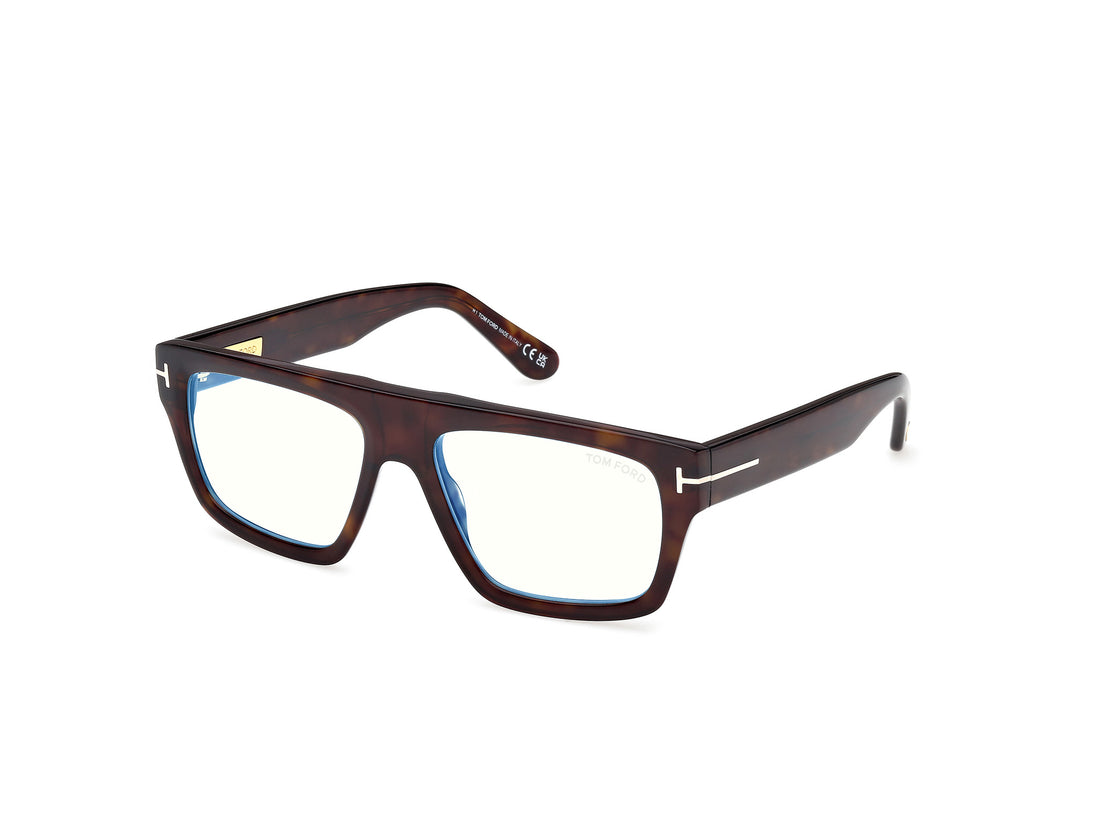Gafas graduadas tom ford ft6084-b 052 havana rectangular masculino talla 56mm - Vista principal