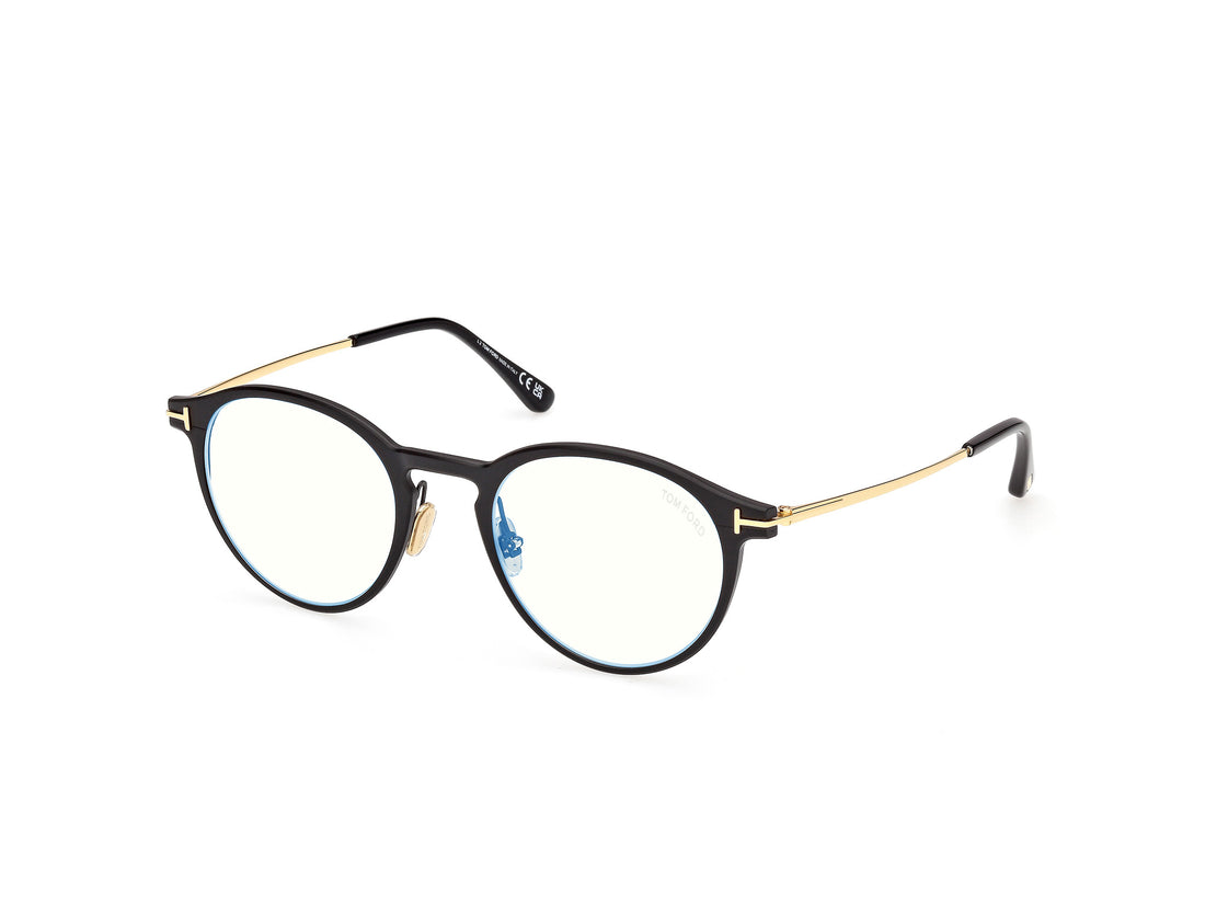 Occhiali da vista tom ford ft6088-b 002 negro round masculino taglia 51mm - Vista principale