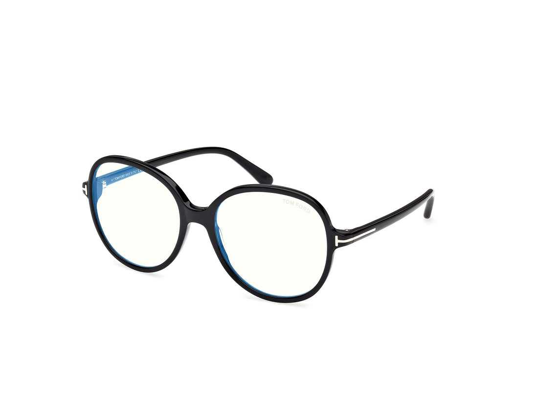 Gafas graduadas tom ford ft6090-b 001 negro round femenino talla 56mm - Vista principal