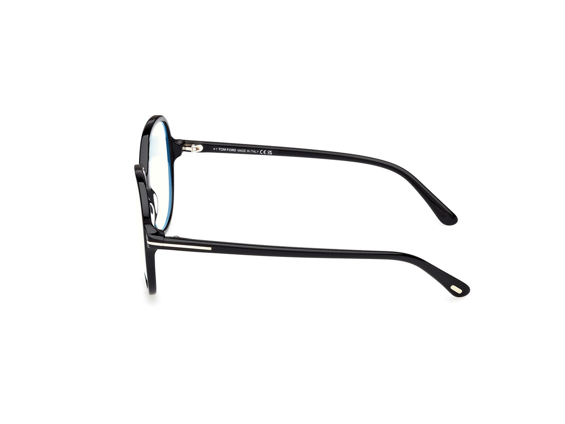 Gafas graduadas tom ford ft6090-b 001 negro round femenino talla 56mm - Vista de detalle
