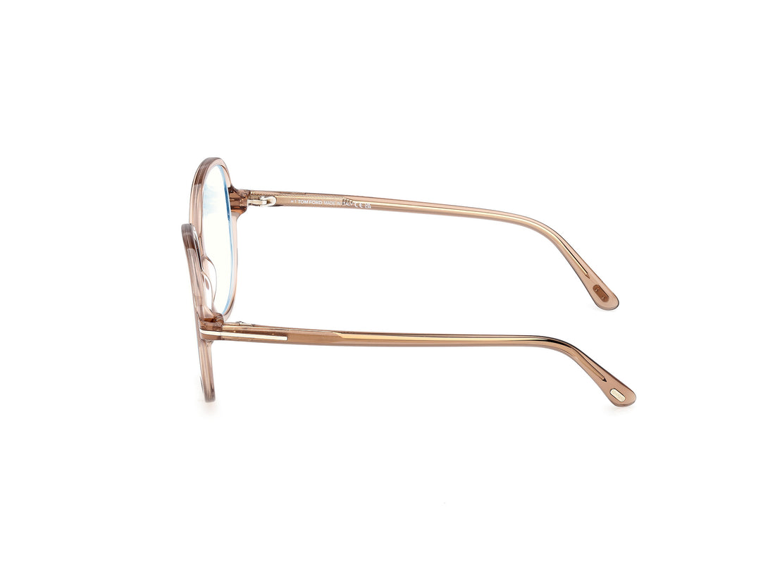 Occhiali da vista tom ford ft6090-b 045 marron round femenino taglia 56mm - Vista dettagliata