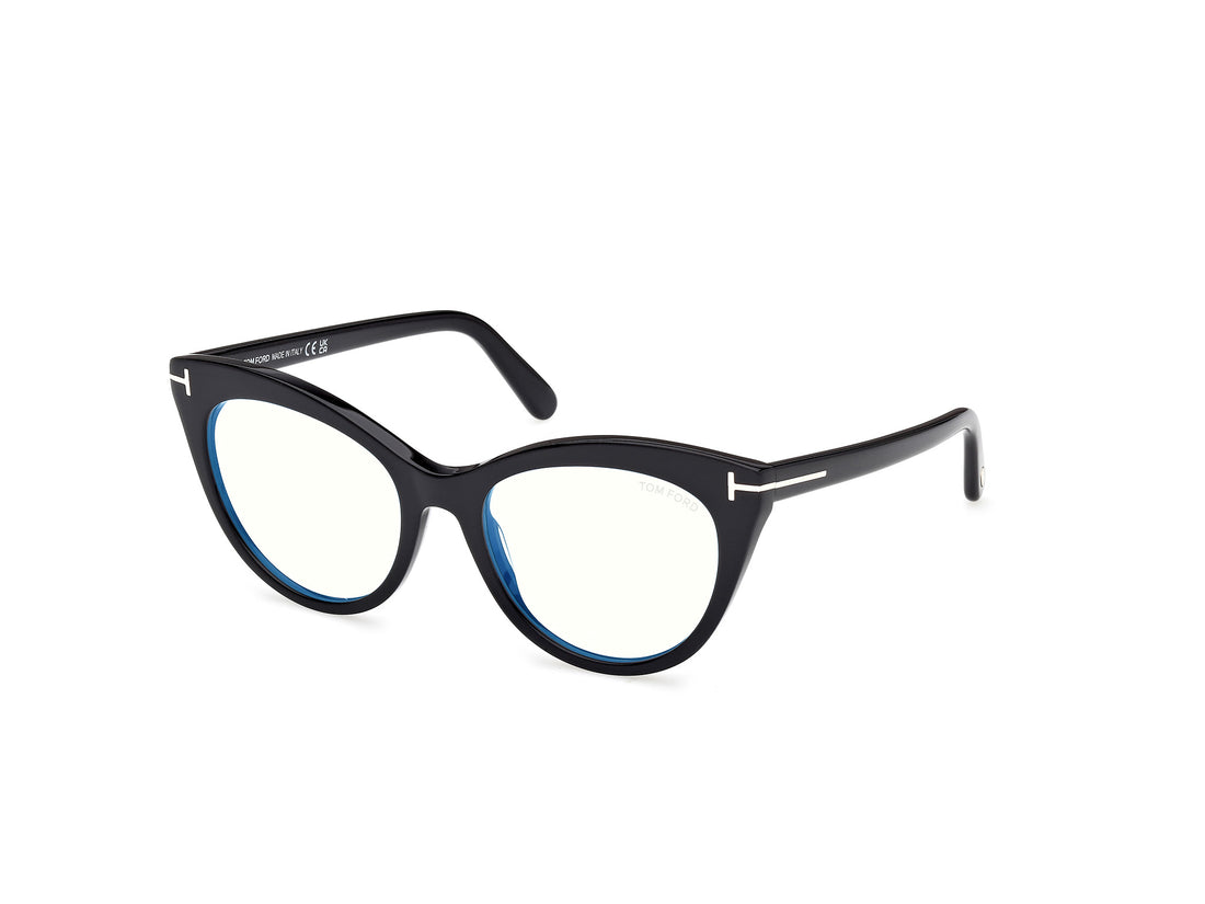 Gafas graduadas tom ford ft6091-b 001 negro cat eye femenino talla 53mm - Vista principal