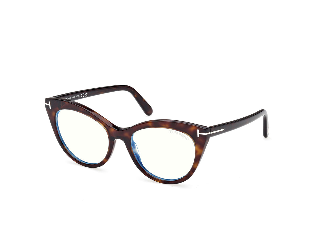 Gafas graduadas tom ford ft6091-b 052 havana cat eye femenino talla 53mm - Vista principal