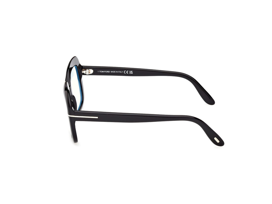 Brillen tom ford ft6096-b 001 negro rectangular femenino größe 53mm - Detailansicht