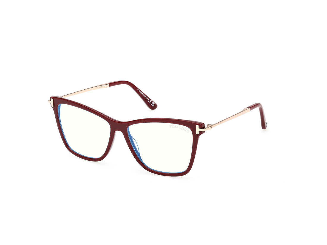 Brillen tom ford ft6097-b 069 burdeos butterfly femenino größe 53mm - Hauptansicht