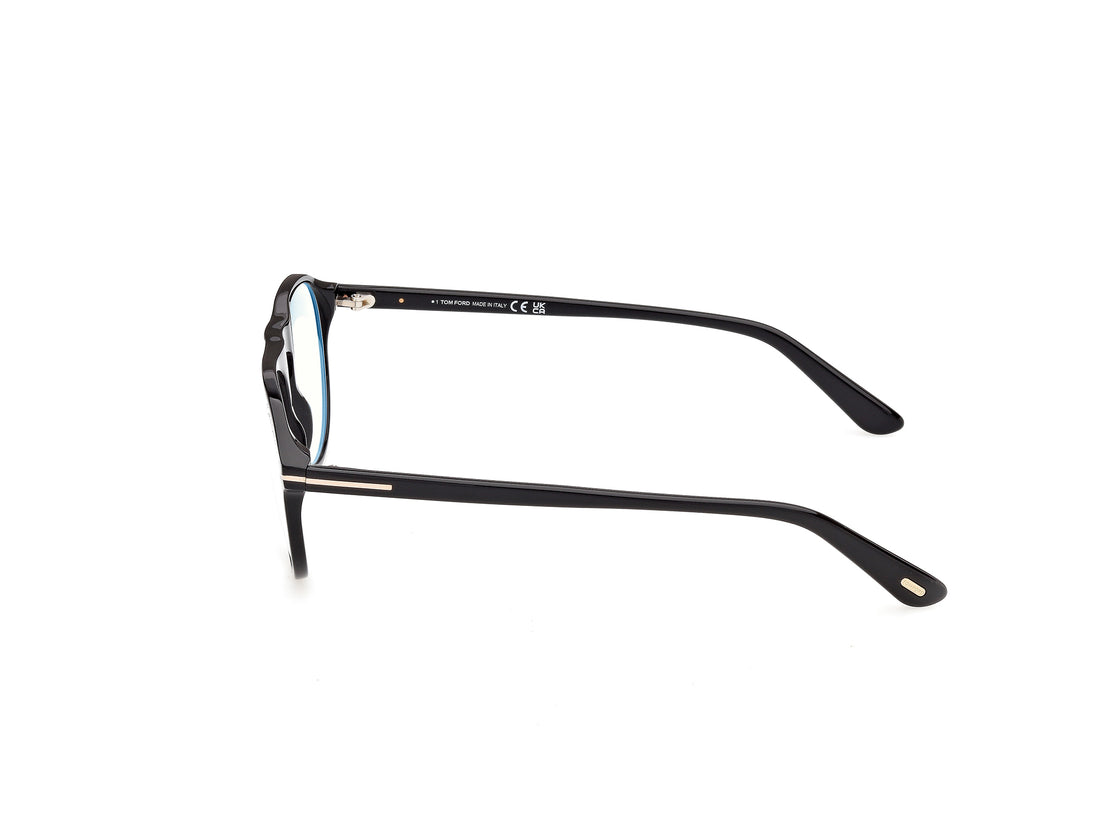 Occhiali da vista tom ford ft6118-b 001 negro pilot masculino taglia 52mm - Vista dettagliata