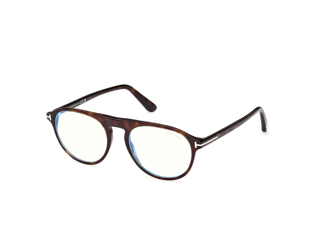 Occhiali da vista tom ford ft6118-b 052 havana pilot masculino taglia 52mm - Vista principale