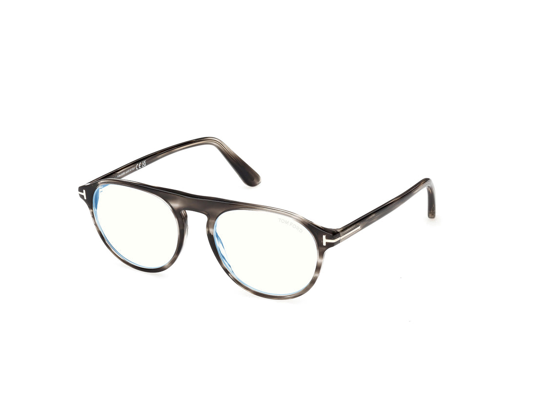 Occhiali da vista tom ford ft6118-b 055 havana pilot masculino taglia 52mm - Vista principale