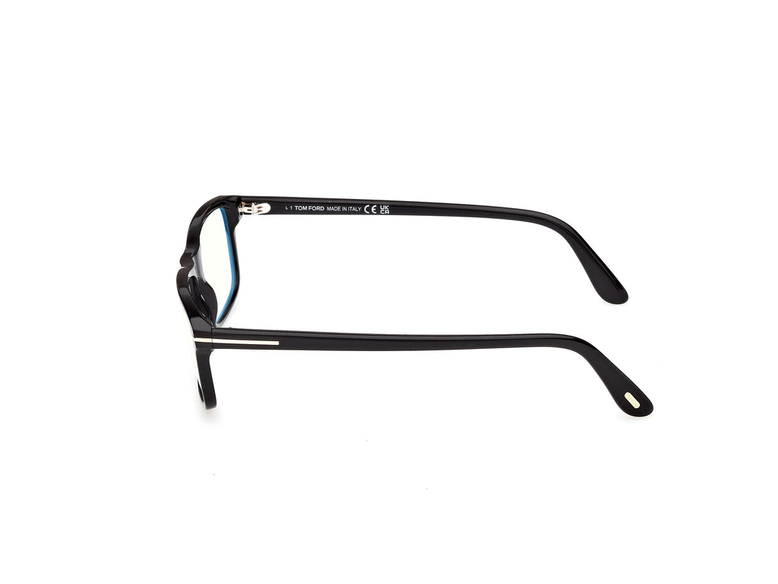 Occhiali da vista tom ford ft6119-b 001 negro rectangular masculino taglia 53mm - Vista dettagliata