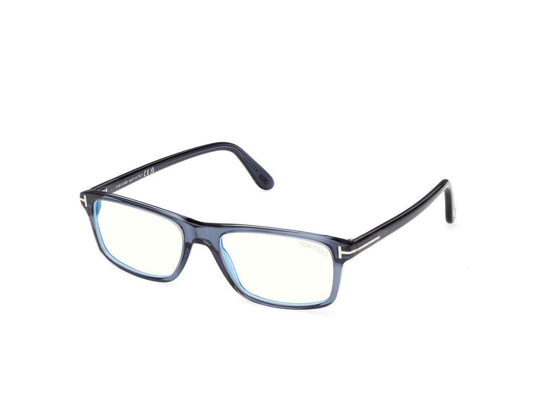 Occhiali da vista tom ford ft6119-b 090 azul rectangular masculino taglia 55mm - Vista principale