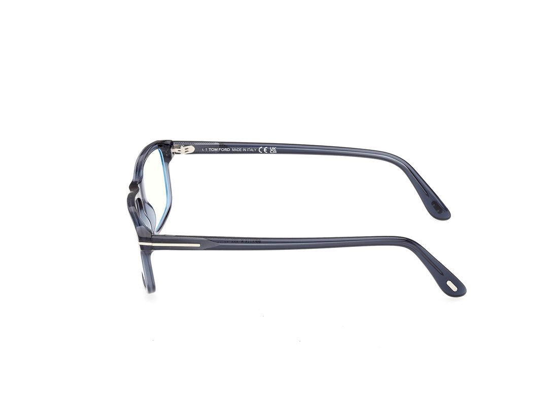 Occhiali da vista tom ford ft6119-b 090 azul rectangular masculino taglia 55mm - Vista dettagliata