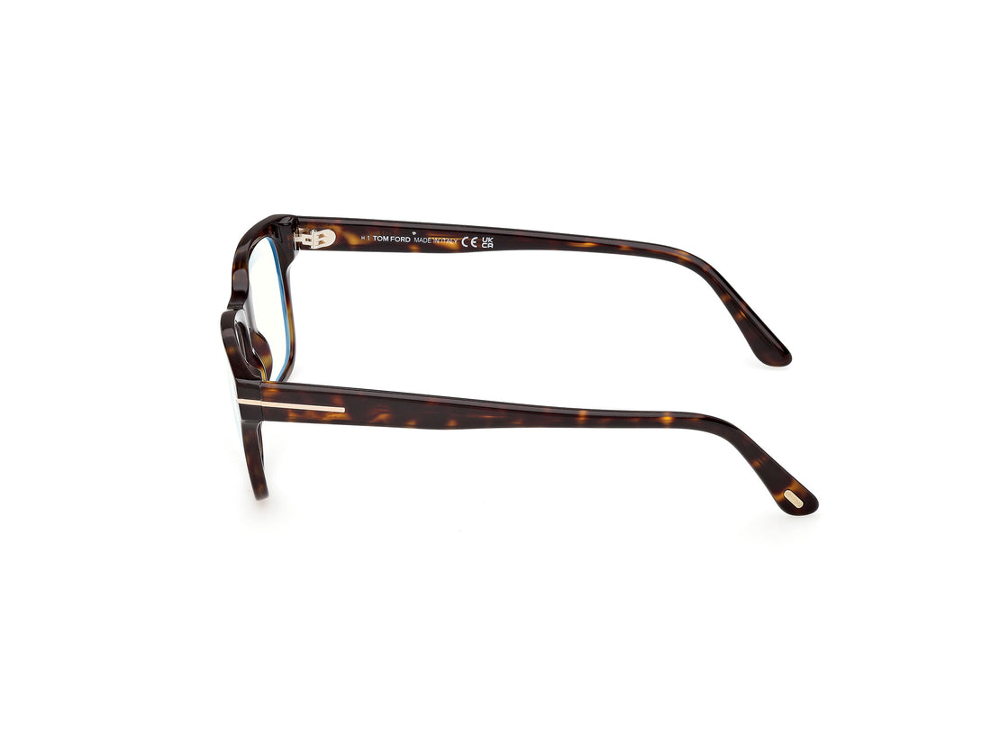 Gafas graduadas tom ford ft6120-b 052 havana square masculino talla 52mm - Vista de detalle
