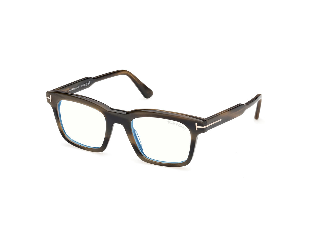 Brillen tom ford ft6122-b 056 havana square masculino größe 51mm - Hauptansicht