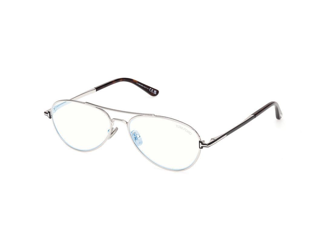 Brillen tom ford ft6128-b 016 plateado pilot masculino größe 56mm - Hauptansicht