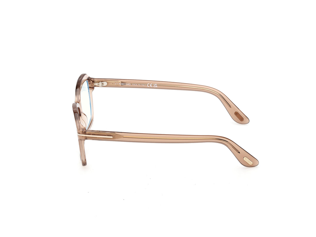 Brillen tom ford ft6129-b 045 marron rectangular femenino größe 54mm - Detailansicht