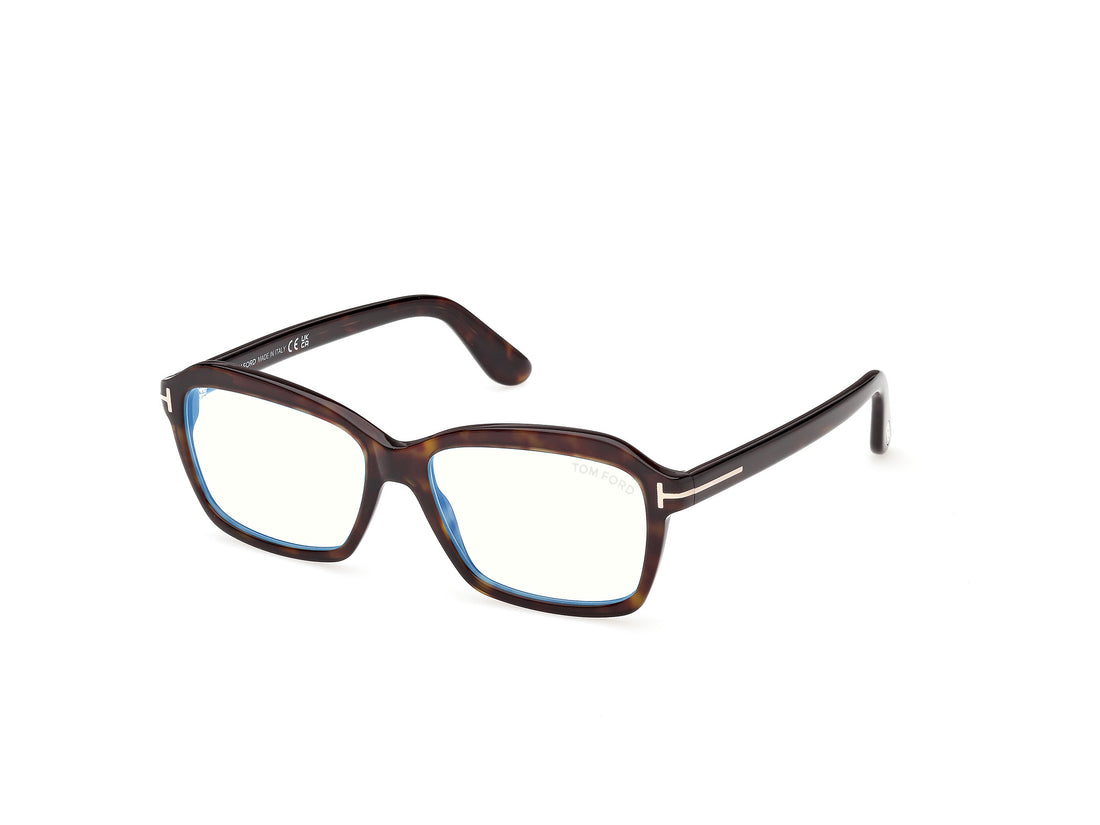 Occhiali da vista tom ford ft6129-b 052 havana rectangular femenino taglia 54mm - Vista principale
