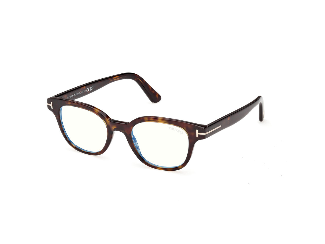 Occhiali da vista tom ford ft6130-b 052 havana square unisex taglia 48mm - Vista principale