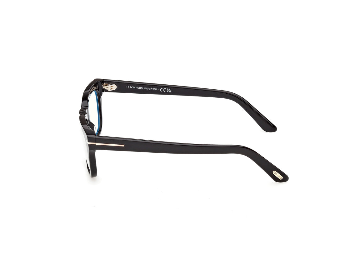 Prescription glasses tom ford ft6131-b 001 negro rectangular unisex size 53mm - Detailed view