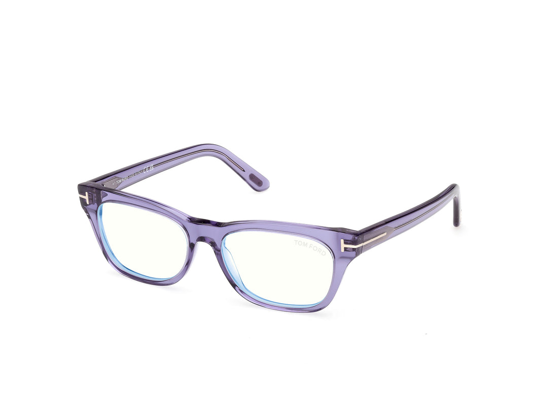 Prescription glasses tom ford ft6131-b 081 violeta rectangular unisex size 53mm - Main view