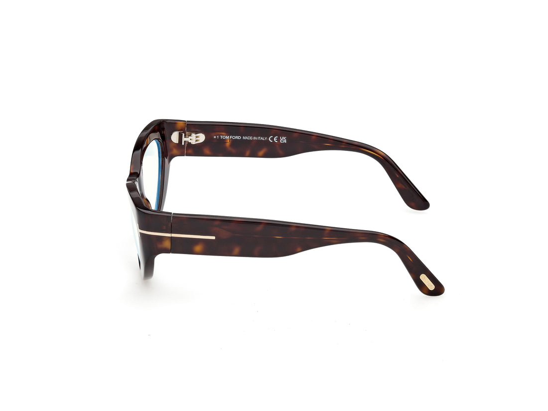 Prescription glasses tom ford ft6134-b 052 havana cat eye femenino size 55mm - Detailed view