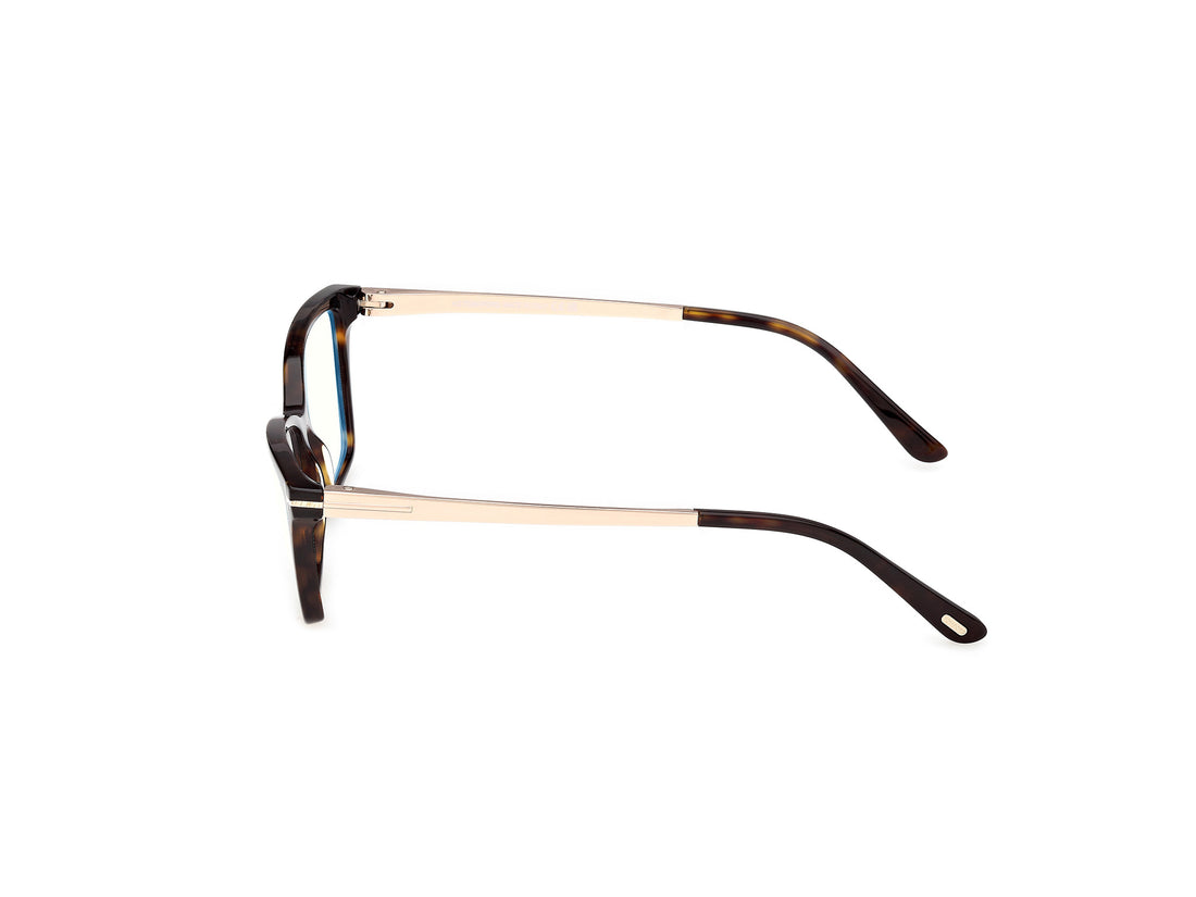 Prescription glasses tom ford ft6135-b 052 havana butterfly femenino size 56mm - Detailed view