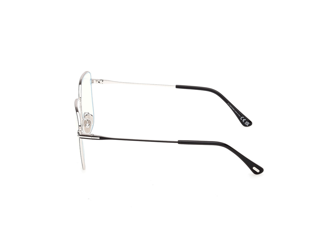 Prescription glasses tom ford ft6136-b 005 negro square femenino size 56mm - Detailed view