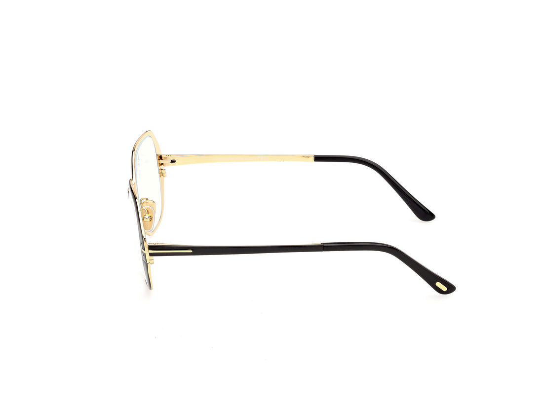 Prescription glasses tom ford ft6137-b 001 negro geometric femenino size 52mm - Detailed view