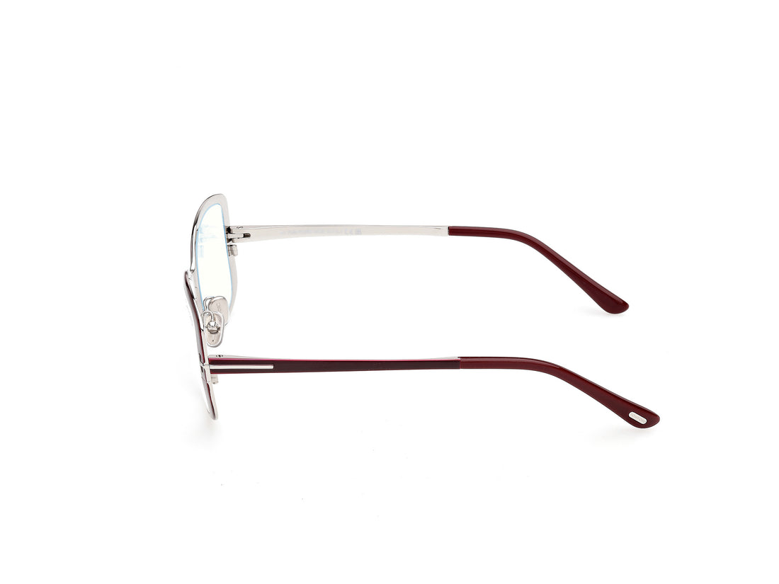 Prescription glasses tom ford ft6138-b 069 burdeos rectangular femenino size 54mm - Detailed view