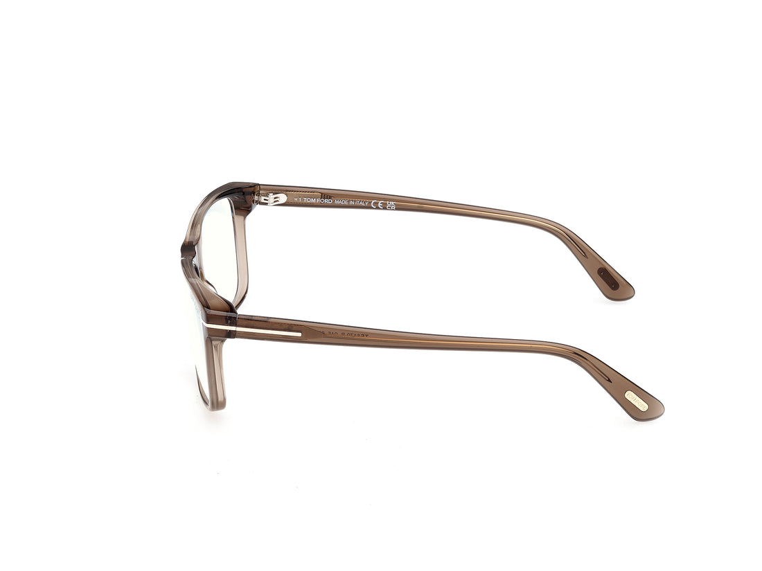 Prescription glasses tom ford ft6170-b 045 marron rectangular masculino size 58mm - Detailed view