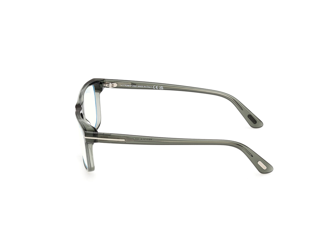 Prescription glasses tom ford ft6170-b 093 verde rectangular masculino size 56mm - Detailed view