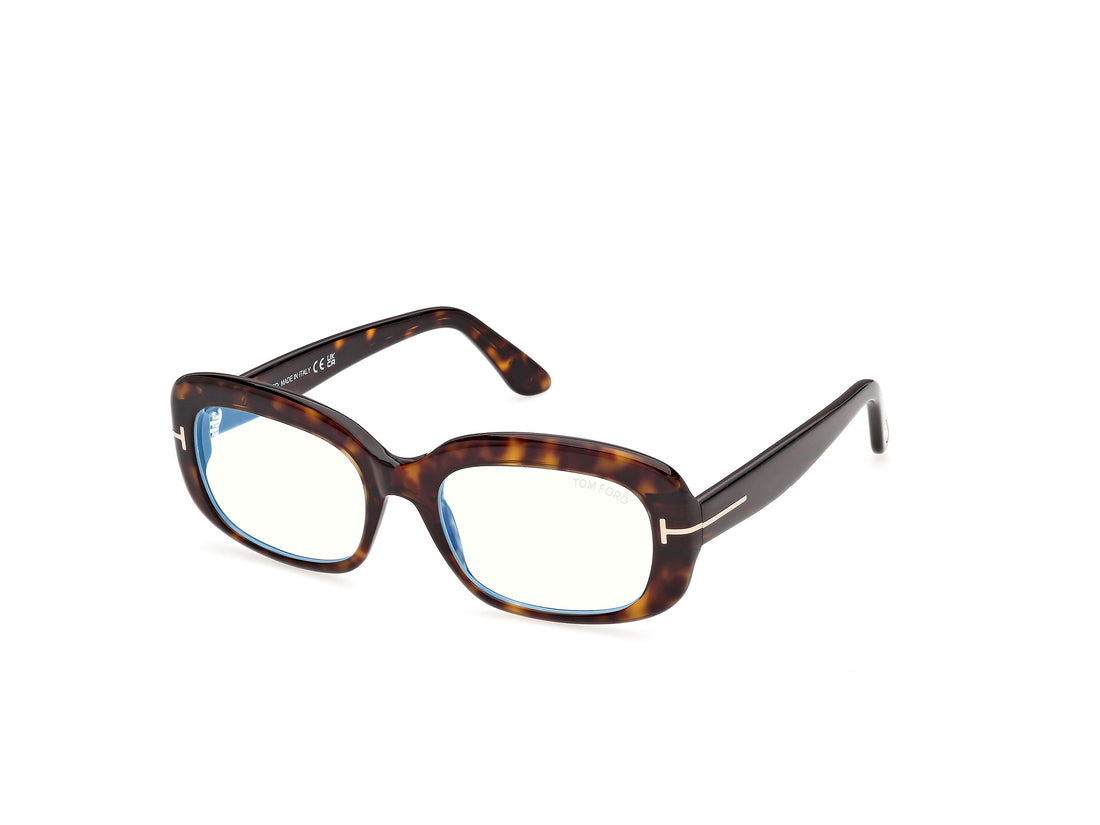 Brillen tom ford ft6174-b 052 havana rectangular femenino größe 52mm - Hauptansicht