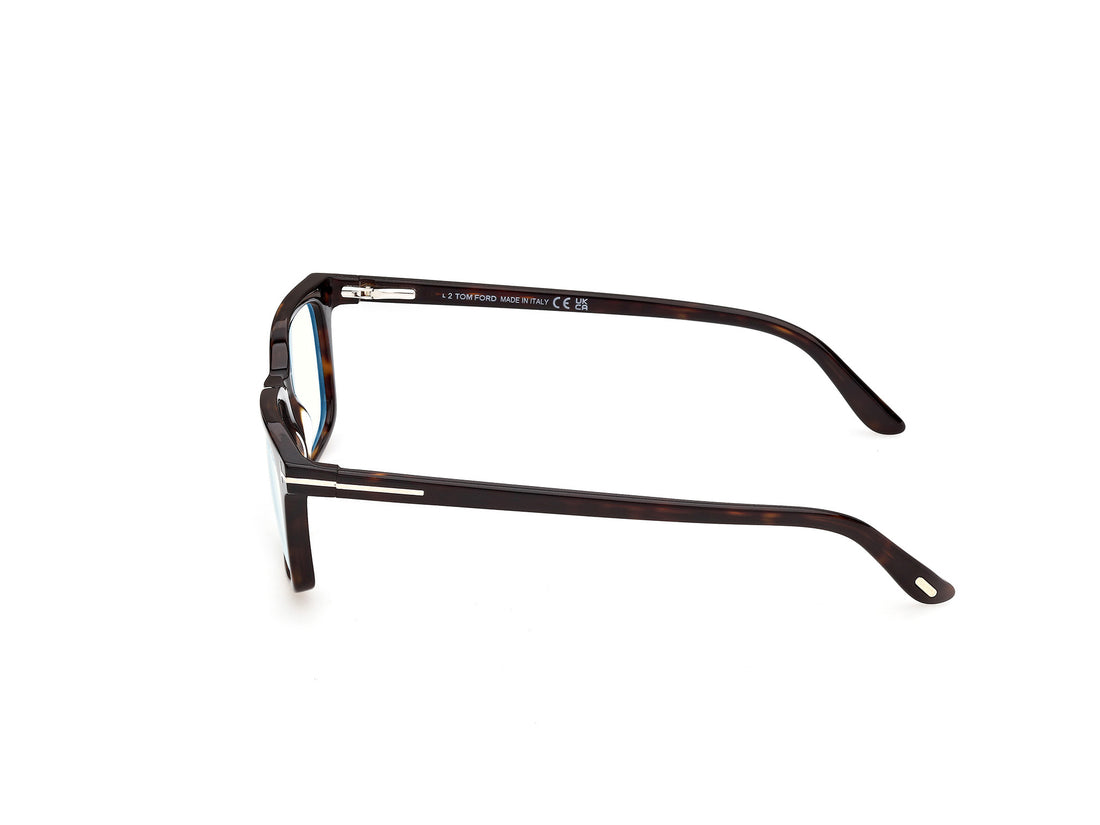 Brillen tom ford ft6175-b 052 havana rectangular masculino größe 53mm - Detailansicht