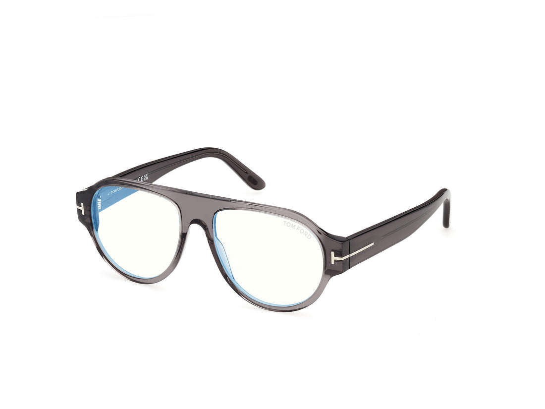 Briller tom ford ft6178-b 020 gris pilot masculino størrelse 54mm - Hovedvisning