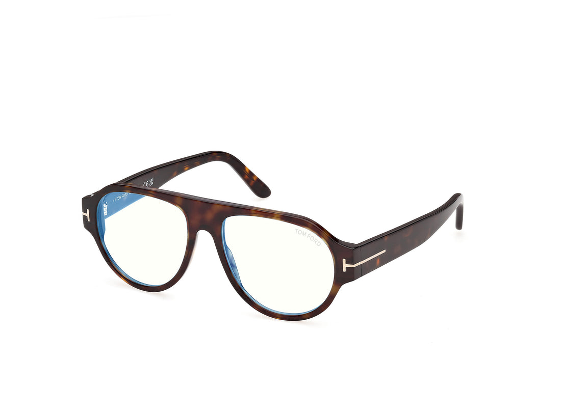 Briller tom ford ft6178-b 052 havana pilot masculino størrelse 54mm - Hovedvisning