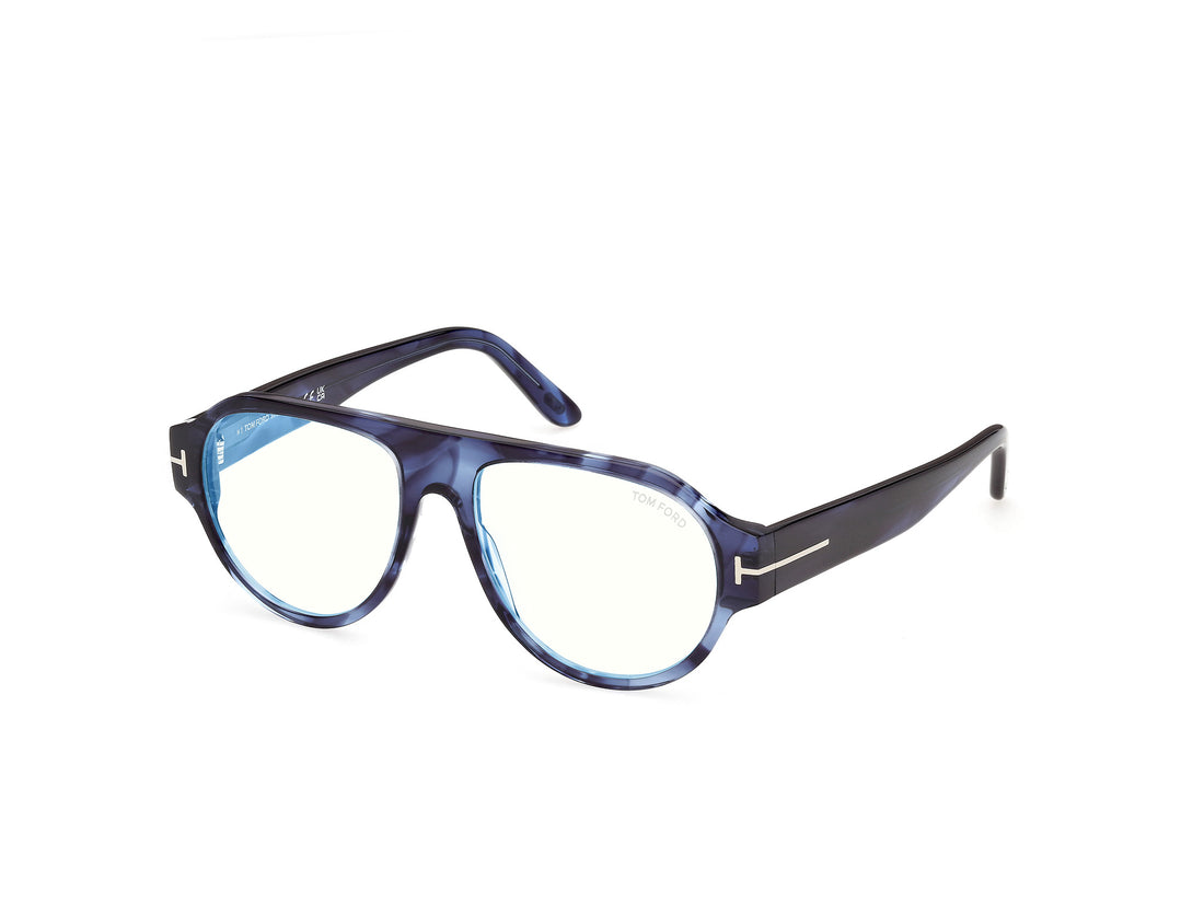 Briller tom ford ft6178-b 055 havana pilot masculino størrelse 54mm - Hovedvisning
