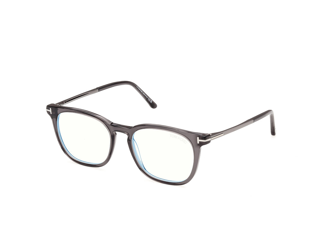 Briller tom ford ft6184-b 020 gris square masculino størrelse 50mm - Hovedvisning