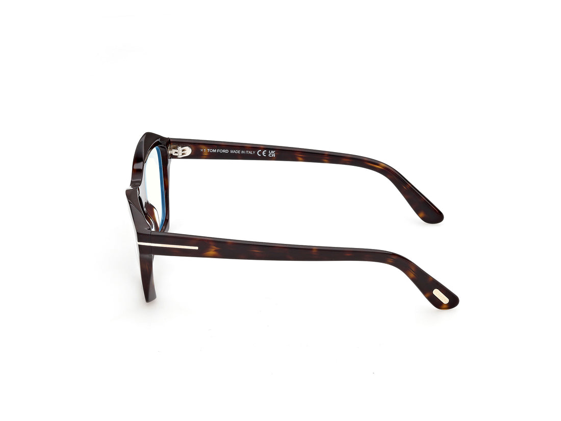 Briller tom ford ft6192-b 052 havana geometric femenino størrelse 55mm - Detaljeret visning