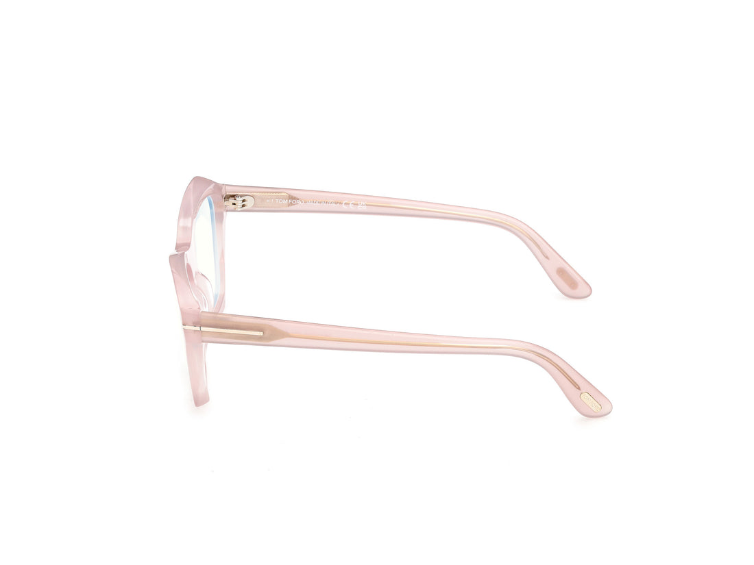 Briller tom ford ft6192-b 072 rosa geometric femenino størrelse 55mm - Detaljeret visning