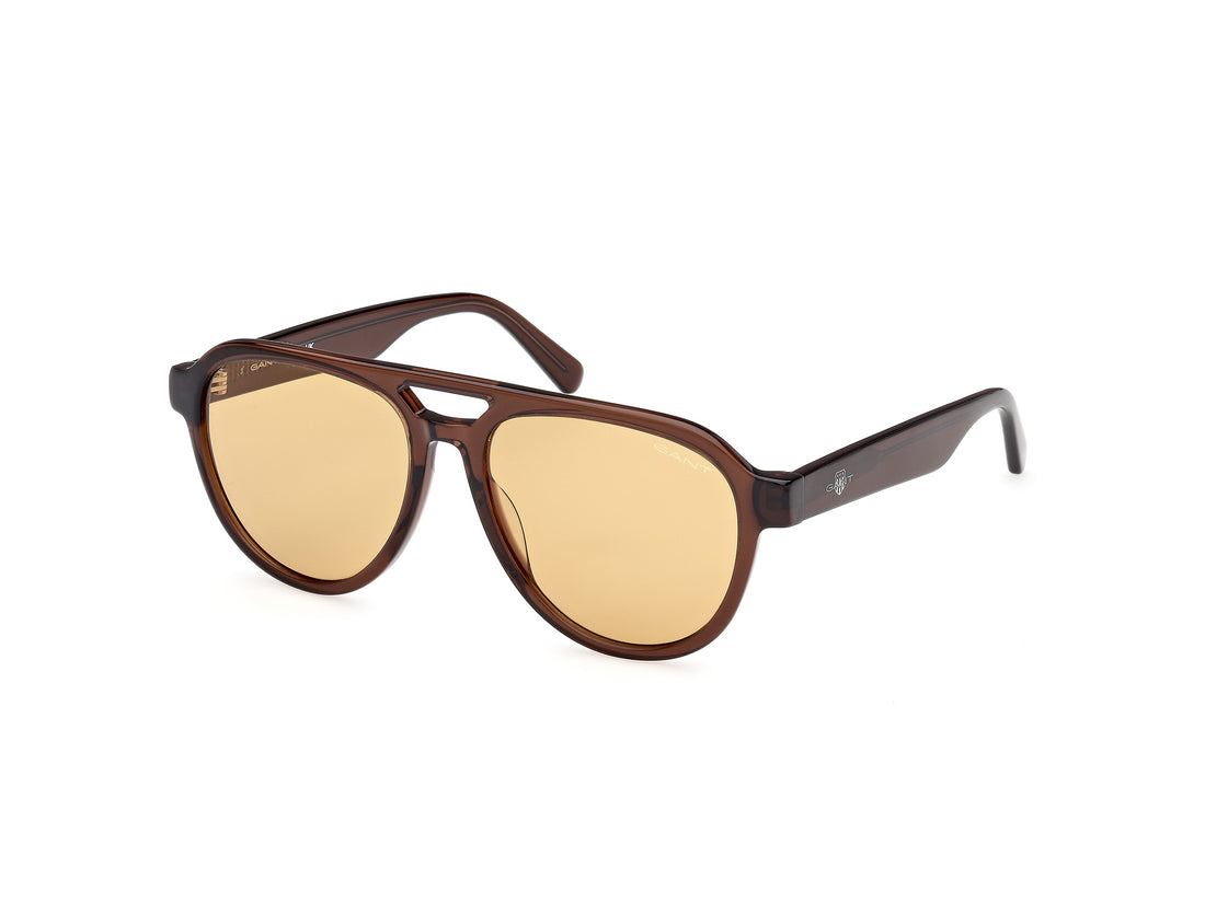 Sunglasses gant ga00010 48e marron pilot masculino size 56mm - Main view