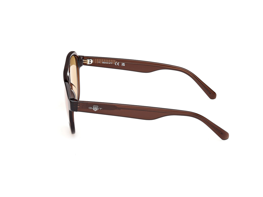 Sunglasses gant ga00010 48e marron pilot masculino size 56mm - Detailed view
