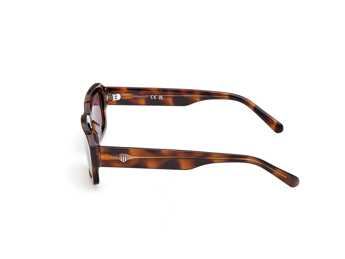 Occhiali da sole gant ga00031 52e havana rectangular unisex taglia 54mm - Vista dettagliata